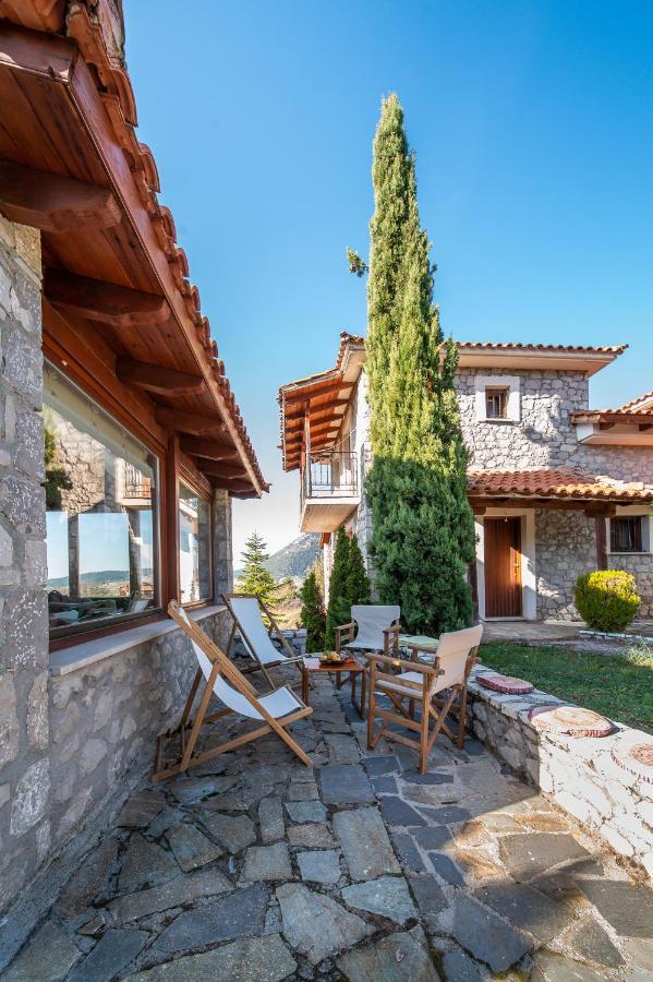 Vila Livadi cosy house Arachova Exteriér fotografie