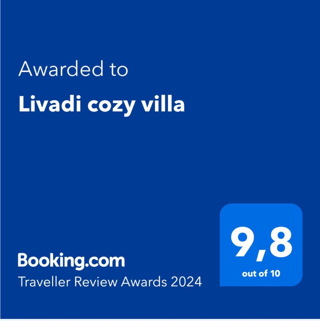 Vila Livadi cosy house Arachova Exteriér fotografie